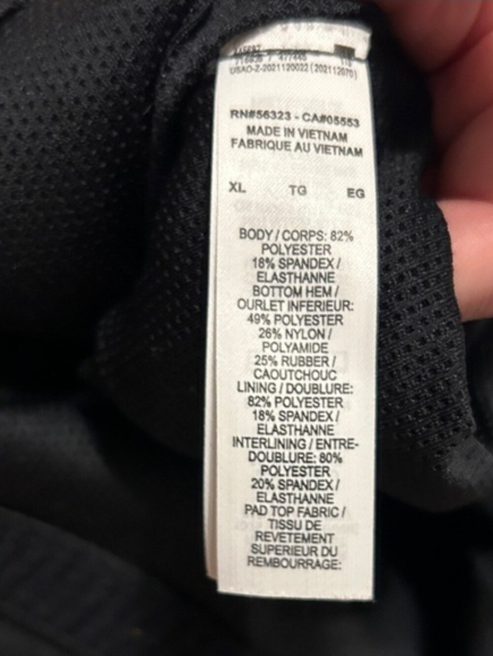 Nike Black Sleeveless quarter zip padded Top - Picture 3 of 4